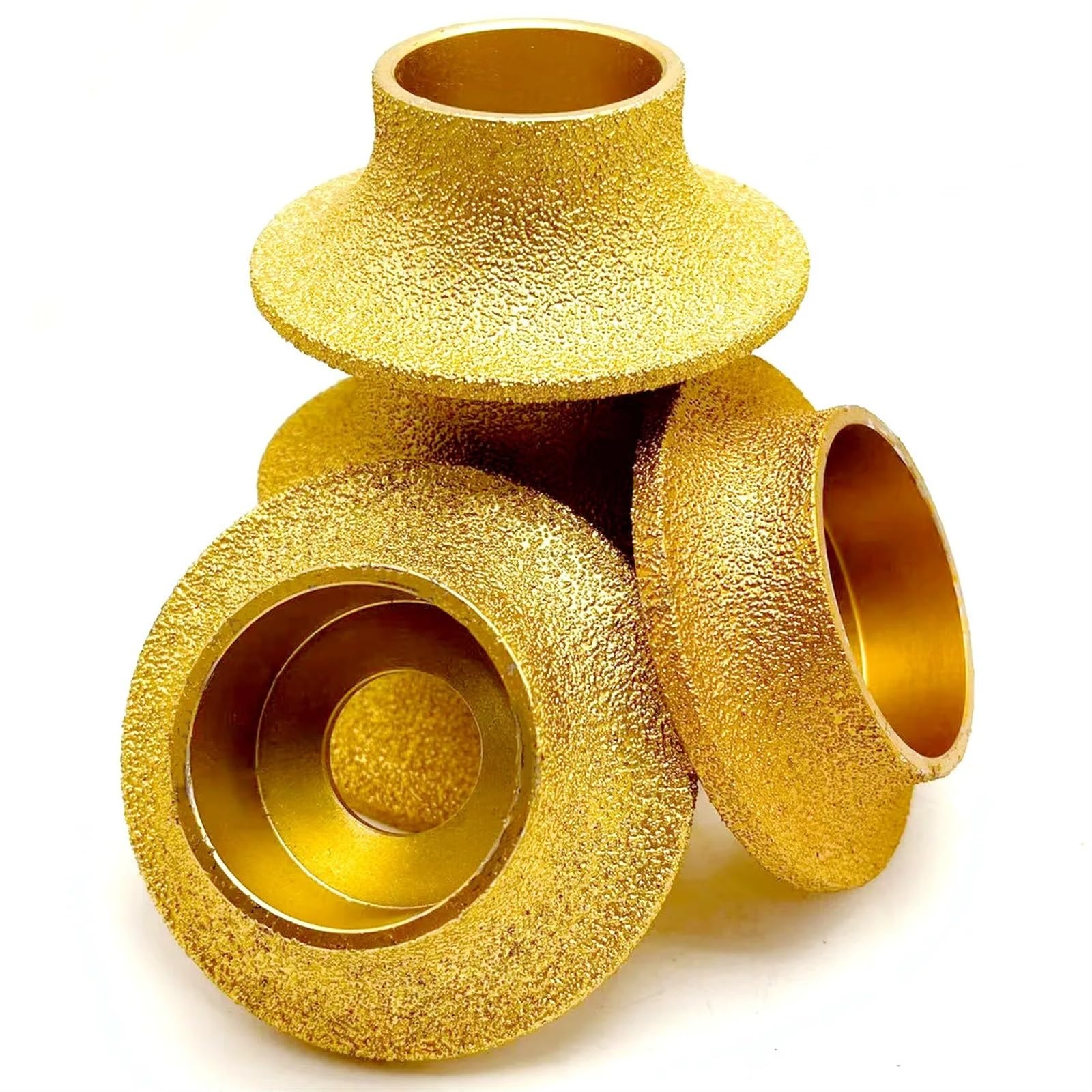 ZSjing 74mm*20 Brazing Diamonds Marble Edging Discs Angle Grinder Grinding Wheel 1/4 Round Hand Profile Wheel