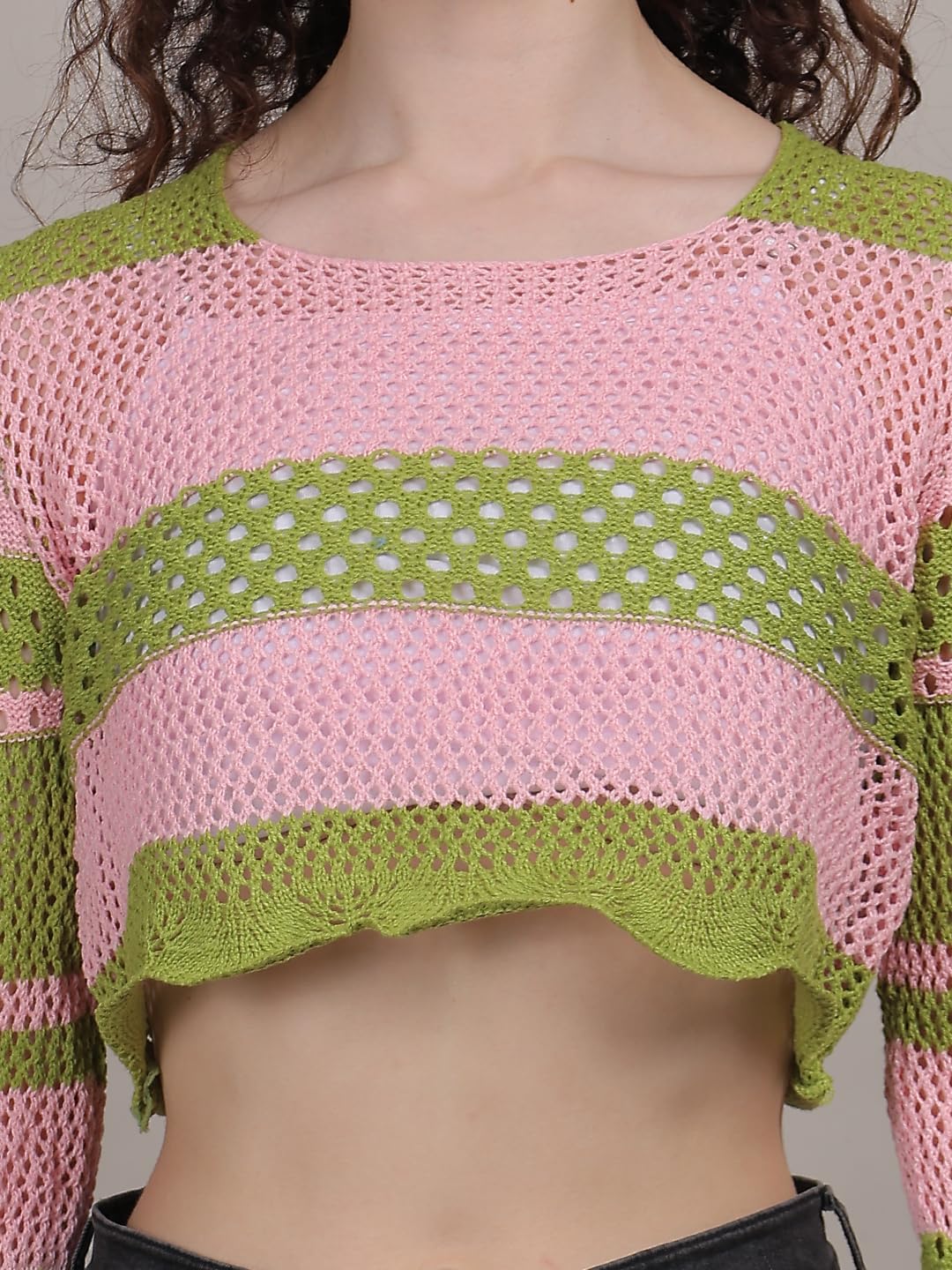 Fabme Women's Crochet Top - Image 5 thumbnail