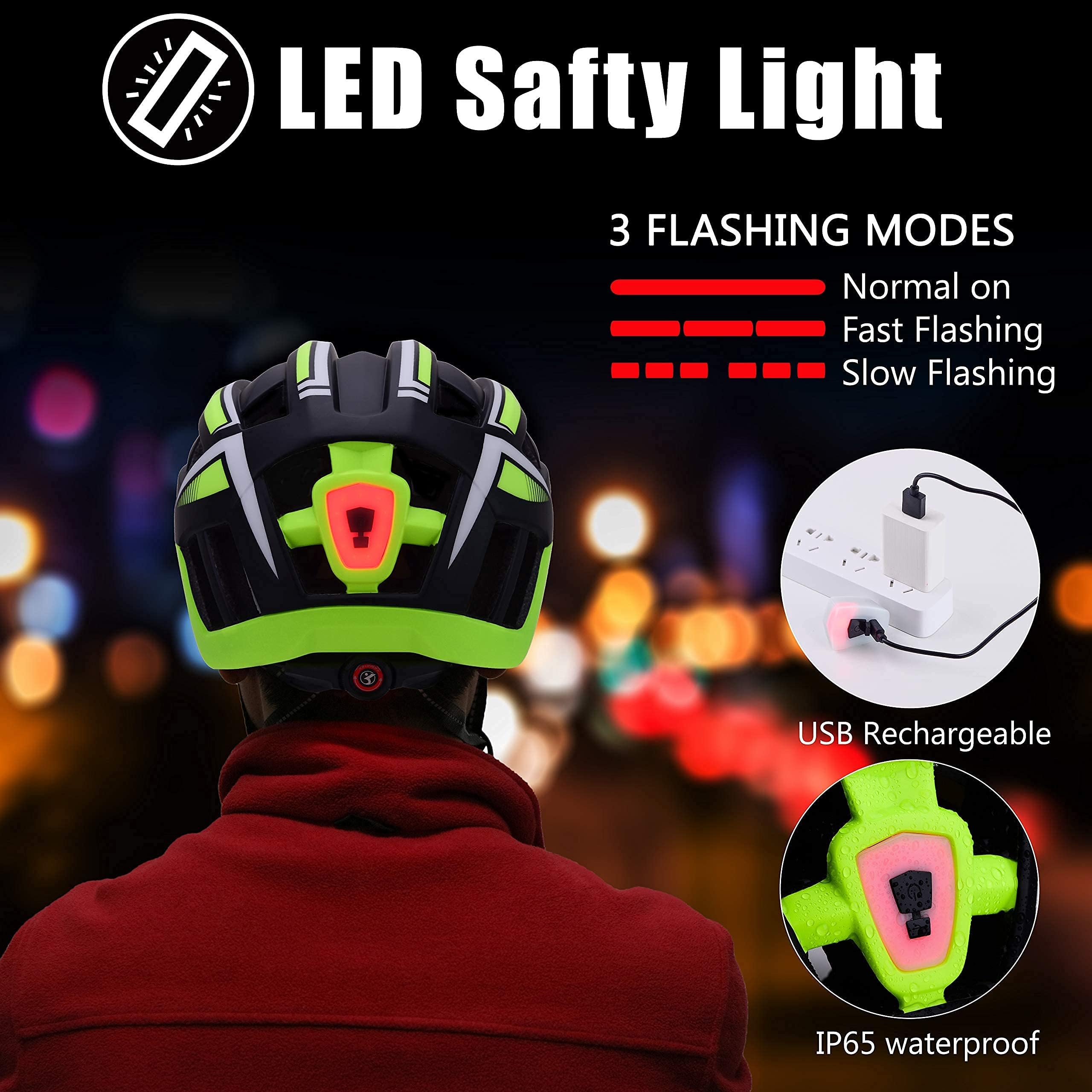 Bici Elettrica Casco Bici Con Luci Saldi Casco Da Bicicletta