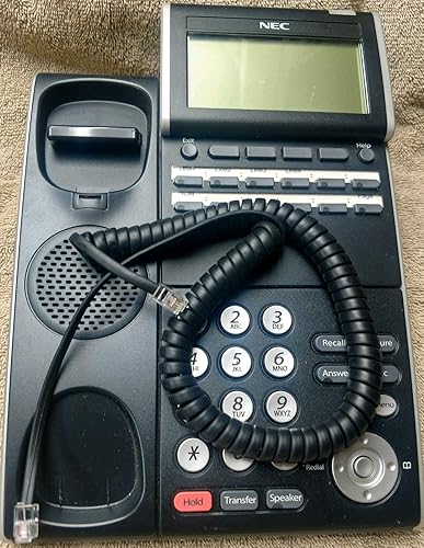 Miniatura 3 de NEC - Cable de teléfono negro de 9 pies para DTK DTL DTZ ITK ITL ITY ITZ IP4WW IP7WW IP3NA 6D 12D 24D 32D 12TXH 24TXH teléfono 1 1a 2 3 Bk SL1100