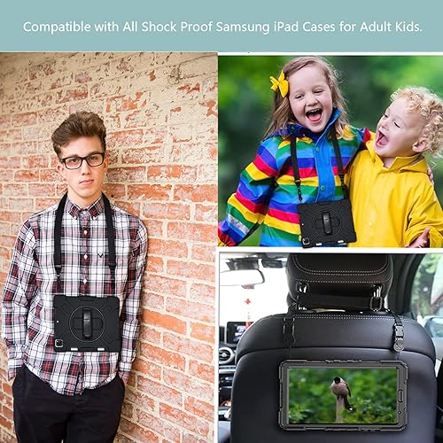 Miniatura 4 de Correa de hombro ajustable cómoda para iPad, correa de nailon para el cuello para iPadSamsung Tablet, binocular para cámara, bolsa de equipaje para