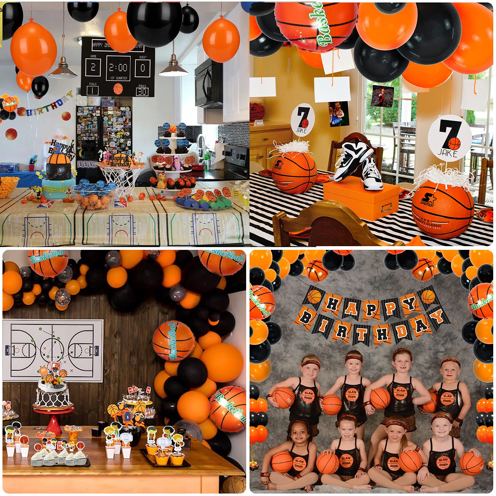 Buy BLOOMWIN Basketball Party Decoartions, Basketball Balloons Garland
