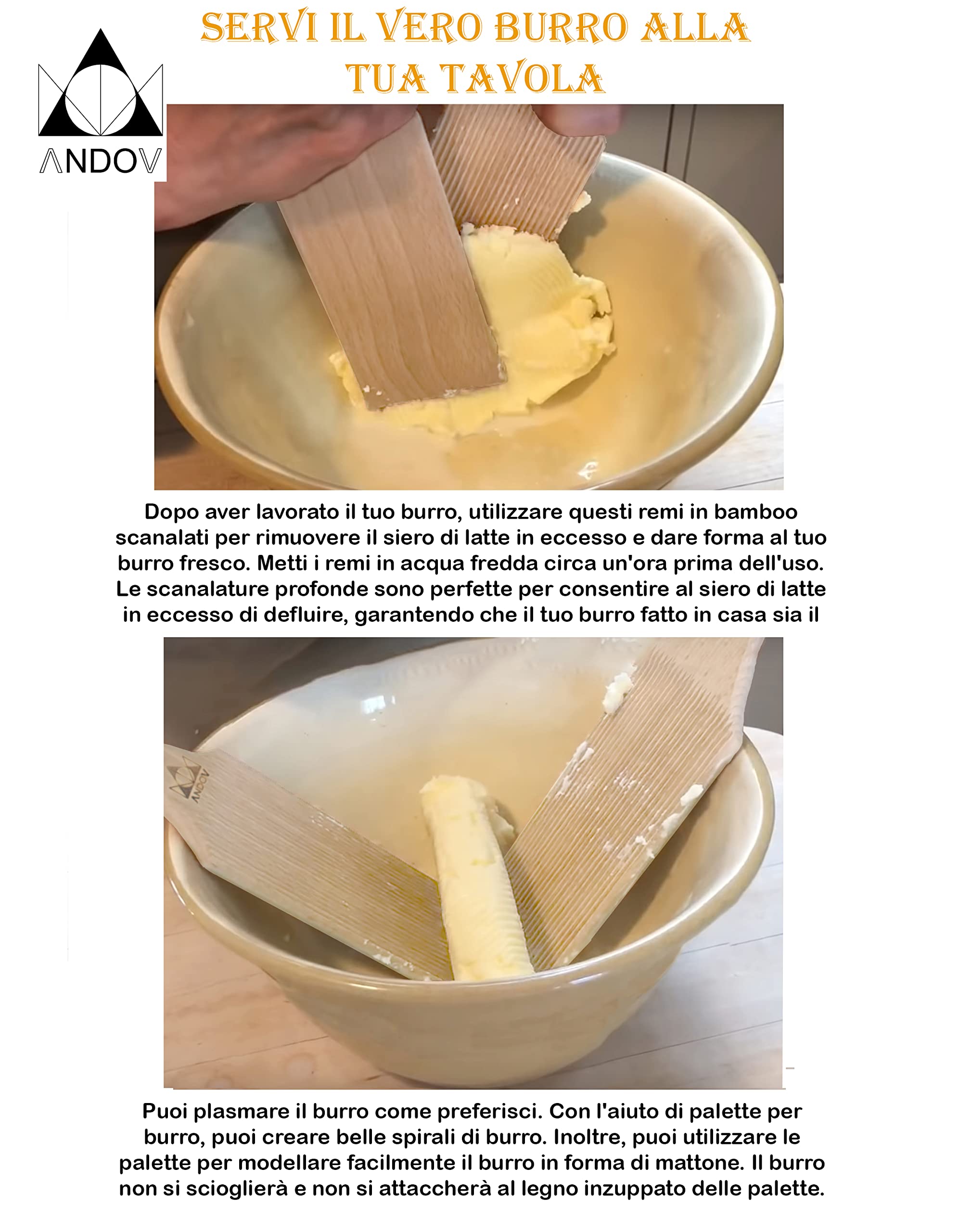 Pasta Maker Gnocchi Set Tavola Garganelli Macchina Taglia Pasta Bamboo Naturale Italiana