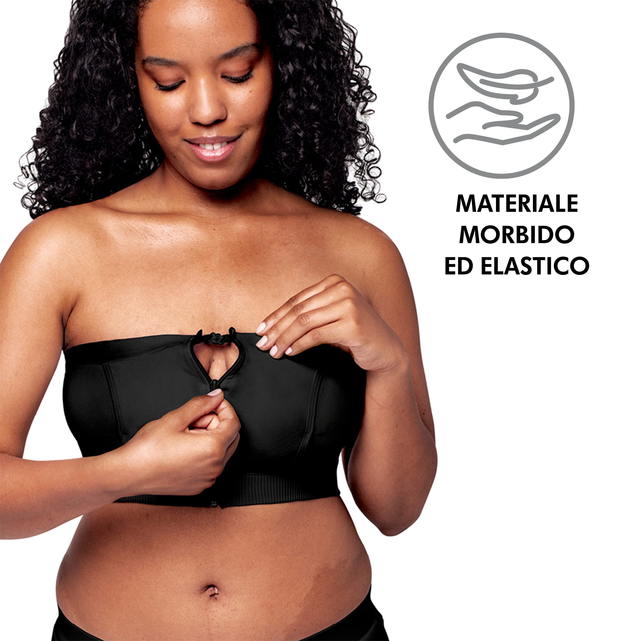 Medela Hands-Free, Corpetto per l'estrazione a Mani libere, Reggiseno per estrarre Comodamente, con Adaptive Stretch