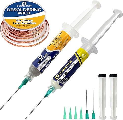 Pasta de soldadura (Sn63/Pb37 T5 20G) para soldadura electrónica, pasta de plomo de estaño sin limpieza, pasta de soldadura para reparación de CPU