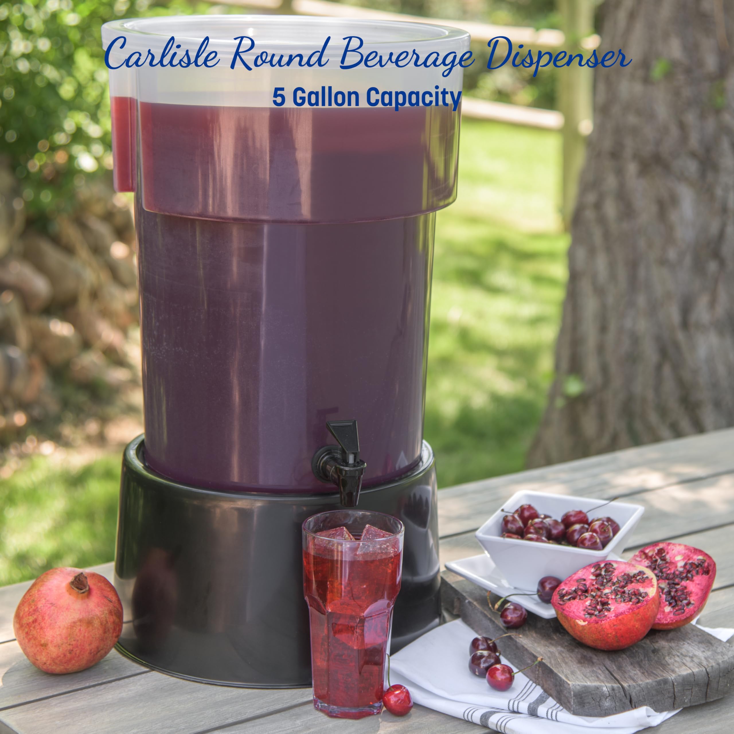 カーライル 丸型ビバレッジディスペンサー ２２２９ ５ガロン 茶 カーライル 丸型ビバレッジディスペンサー ２２２９ ５ガロン 黒