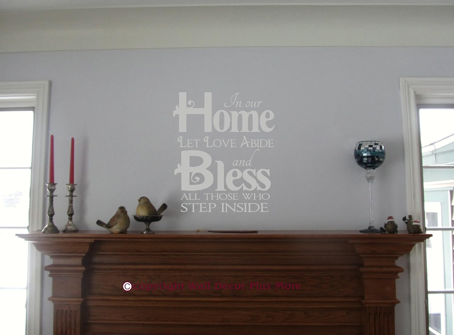 Wall Decor Plus More WDPM2642 In Our Home Let Love Abide