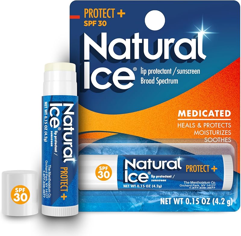 Bálsamo labial Natural Ice Sport SPF 30, 12 tubos de 4,2 g