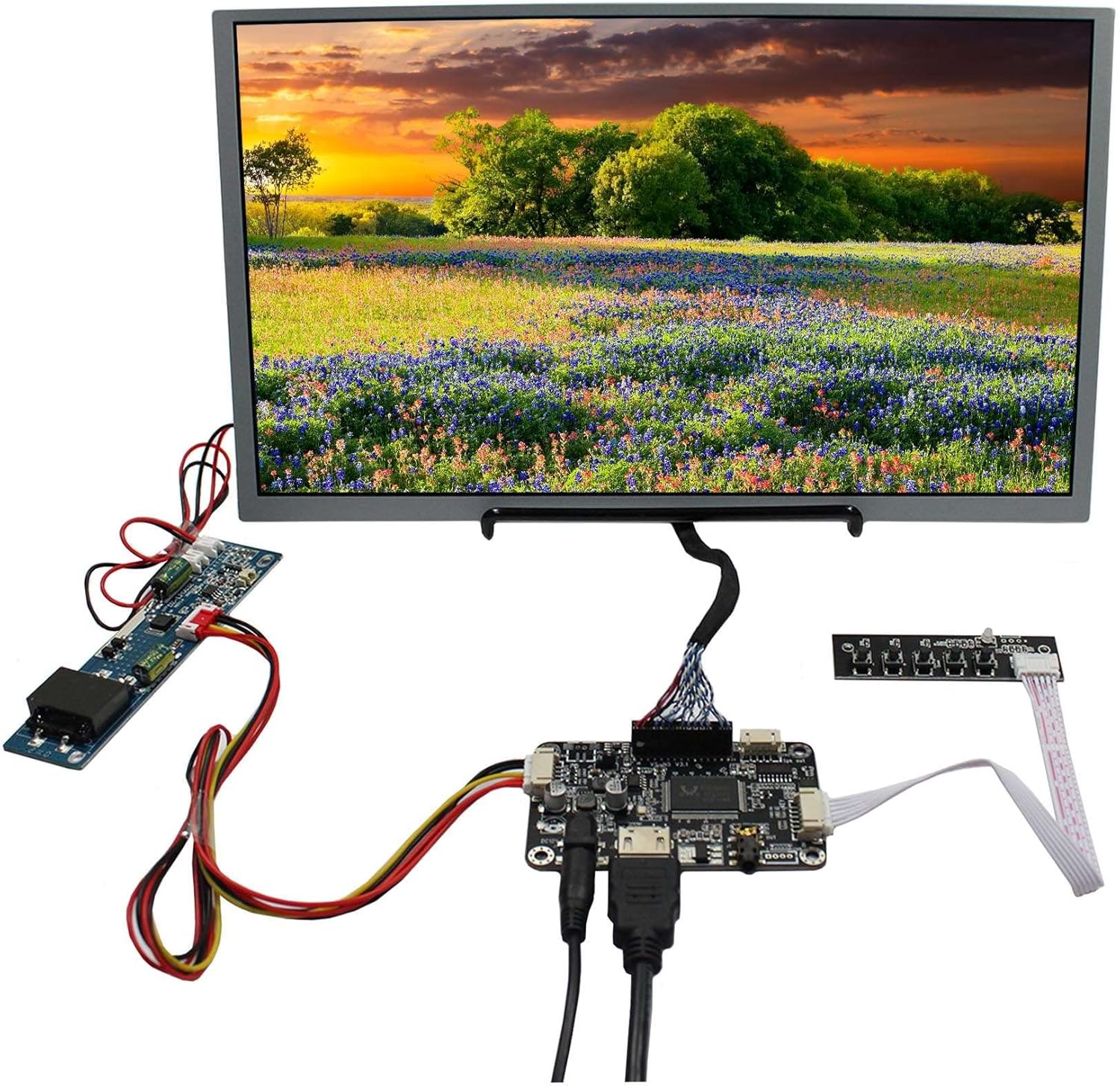13.3 inch LQ133M1LW02 1920x1080 1000nit IPS LCD Screen and Controller Board 30pin