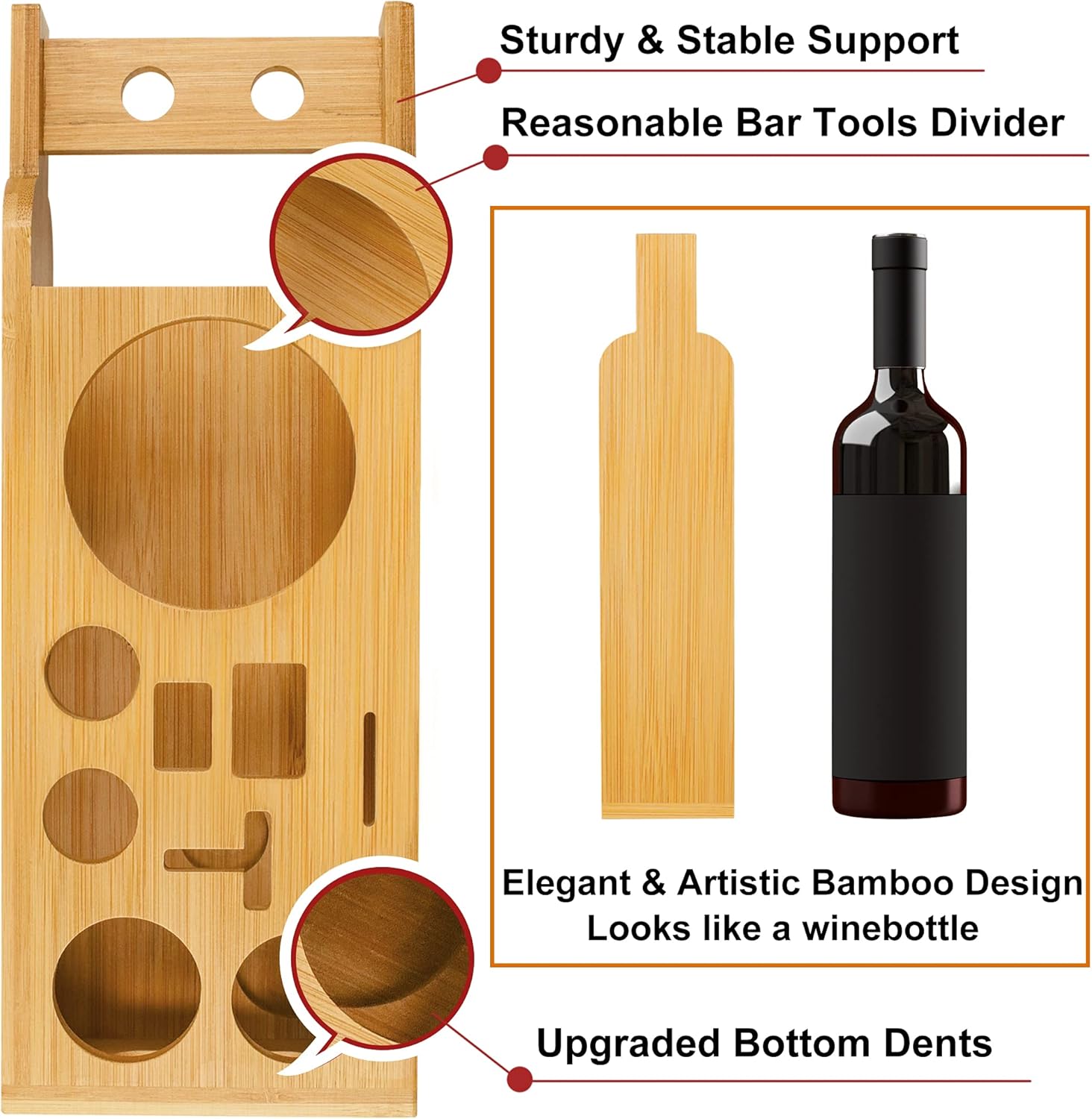 Cheapest 🛒 Cocktail Shaker Set Bartender Kit - 12-Piece Martini Shaker Set with Bamboo Stand, Premium Stainless Steel Cocktail Shaker Set for Drink Mixing, Bar Tool Set for Parties