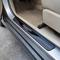 Vista 6 de GZBFTDH Accesorios para automóvil Protector de umbral de puerta, para Mazda 3, 6, CX-30, CX-5, placa de protección de umbral de protección contra