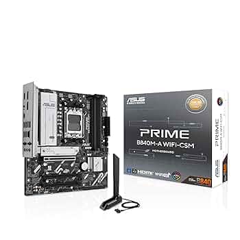 ASUS マザーボード + Ryzen 5 5600X + ssd 32gb Amazon | ASUS AMD AM5 AMD B840 micro-ATX マザーボード Ryzen