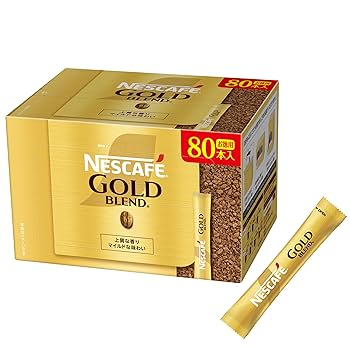 Amazon.co.jp: ゴールドブレンド スティック ブラック ×80本