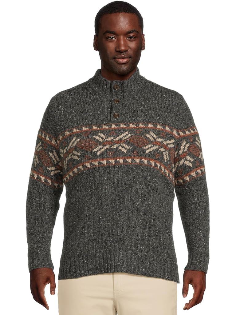 Gray Smartwool Heavy Henley Sweater