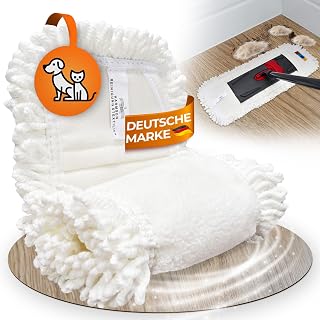 Wischmopp Bezug für Staub & Tierhaare - Bodenwischer, Wischbezug von WOWtowelz – 40 cm Variante - 2er Set