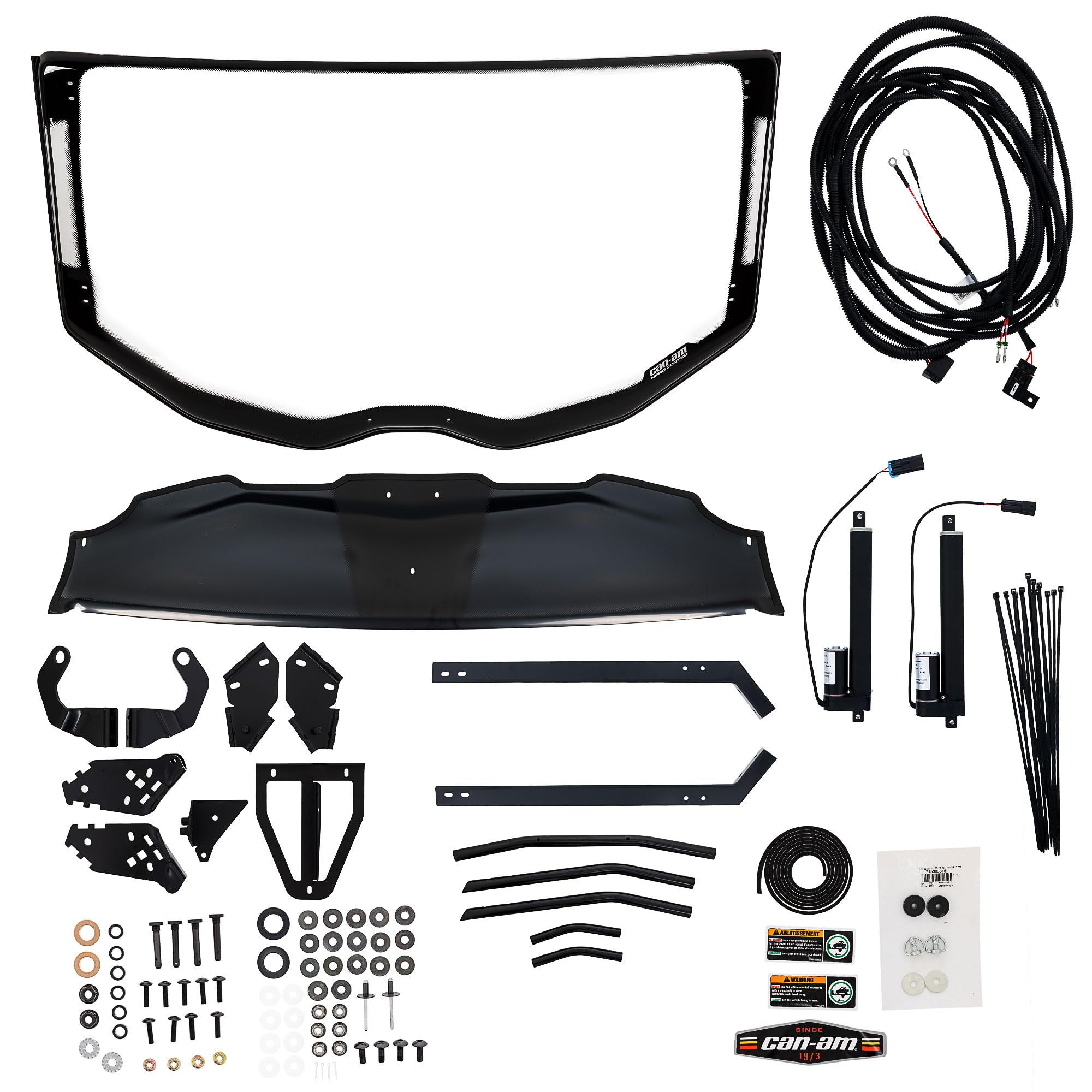 Amazon.com: Can Am Maverick X3 PowerFlip Windshield OEM NEW #715002407