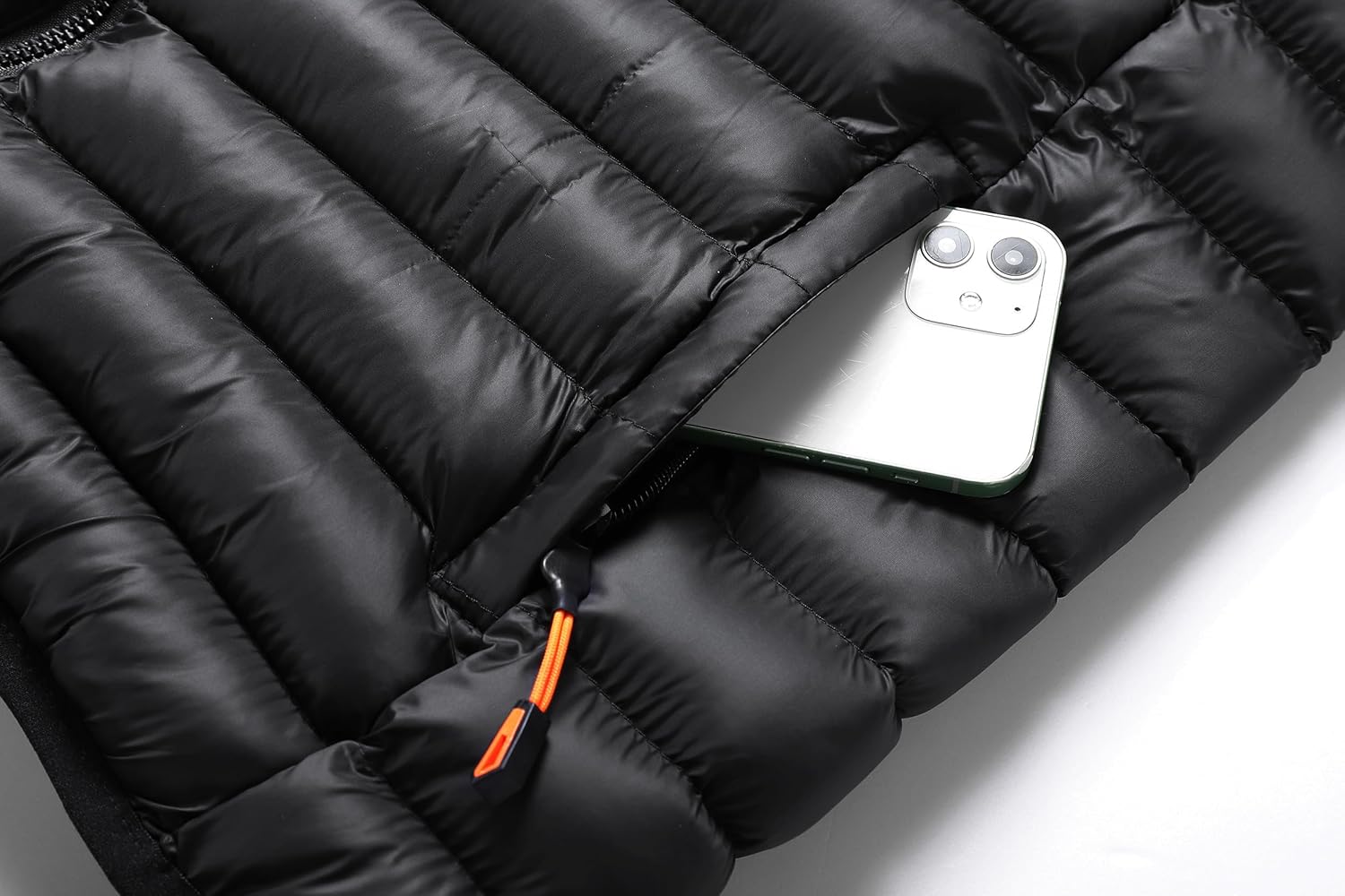 Men's Winter Down Alternative Jacket, Thickened Warm Coat with Detachable Hood