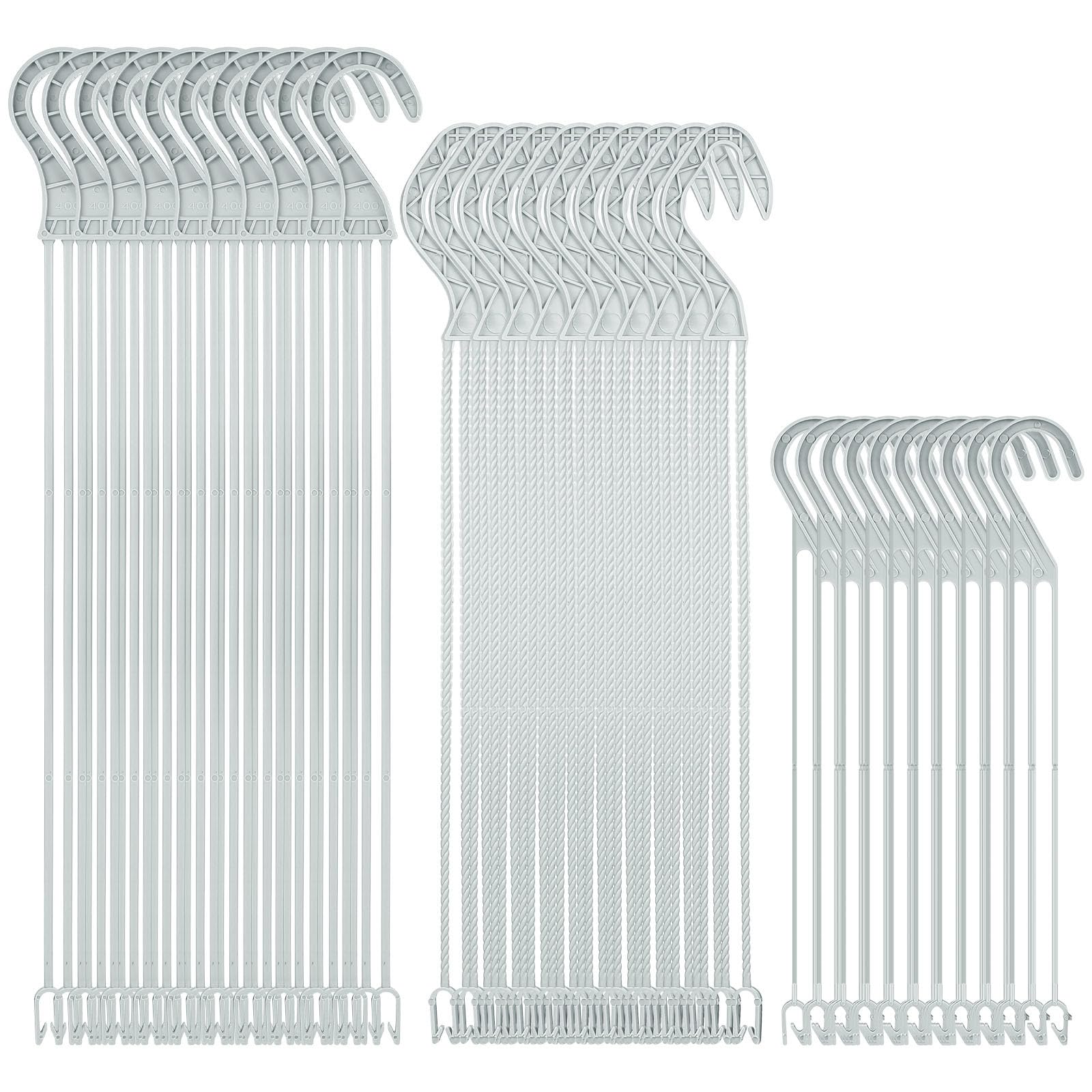 Crochets plastique blancs de pot fleur suspendu SEWACC x30