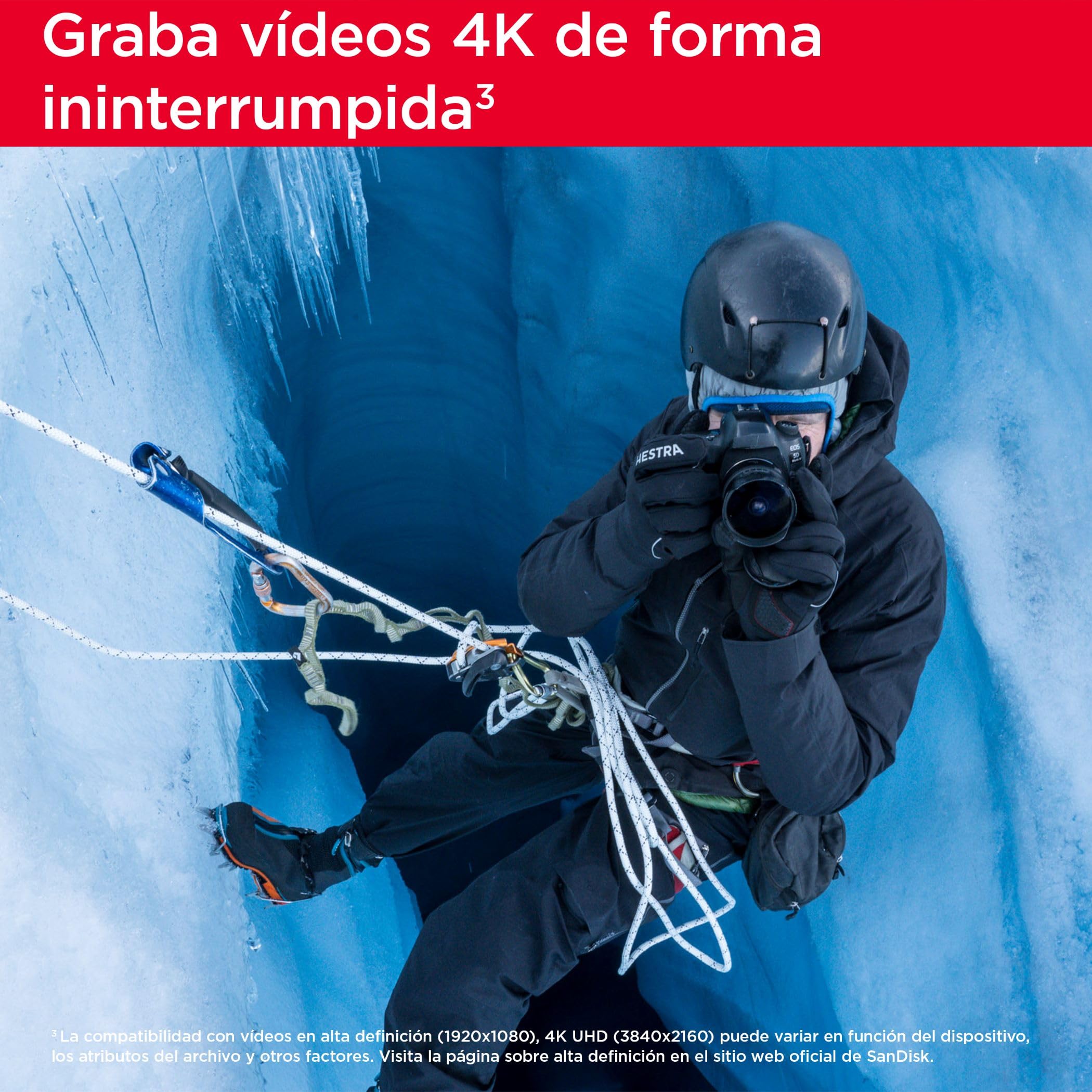 SanDisk Extreme PRO Tarjeta SD 128 GB SDXC, SD Card 4k UHD, UHS-I, V30, hasta 200 MB/s, SanDisk QuickFlow Technology, Software de recuperación de datos RescuePRO Deluxe, Class 10, U3