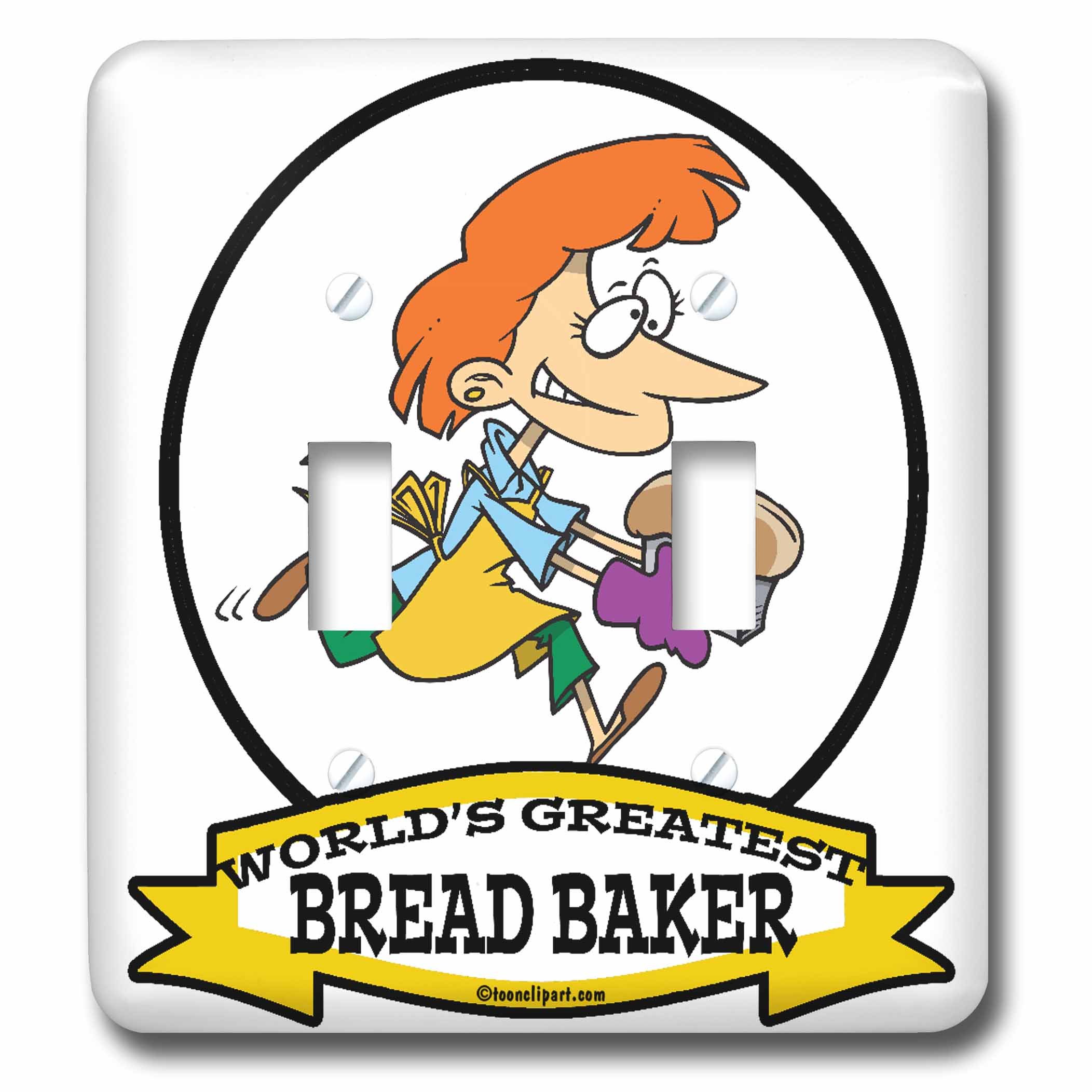 Interrupteur de Cuisine Bread Baker Décoration Humour 3dRose