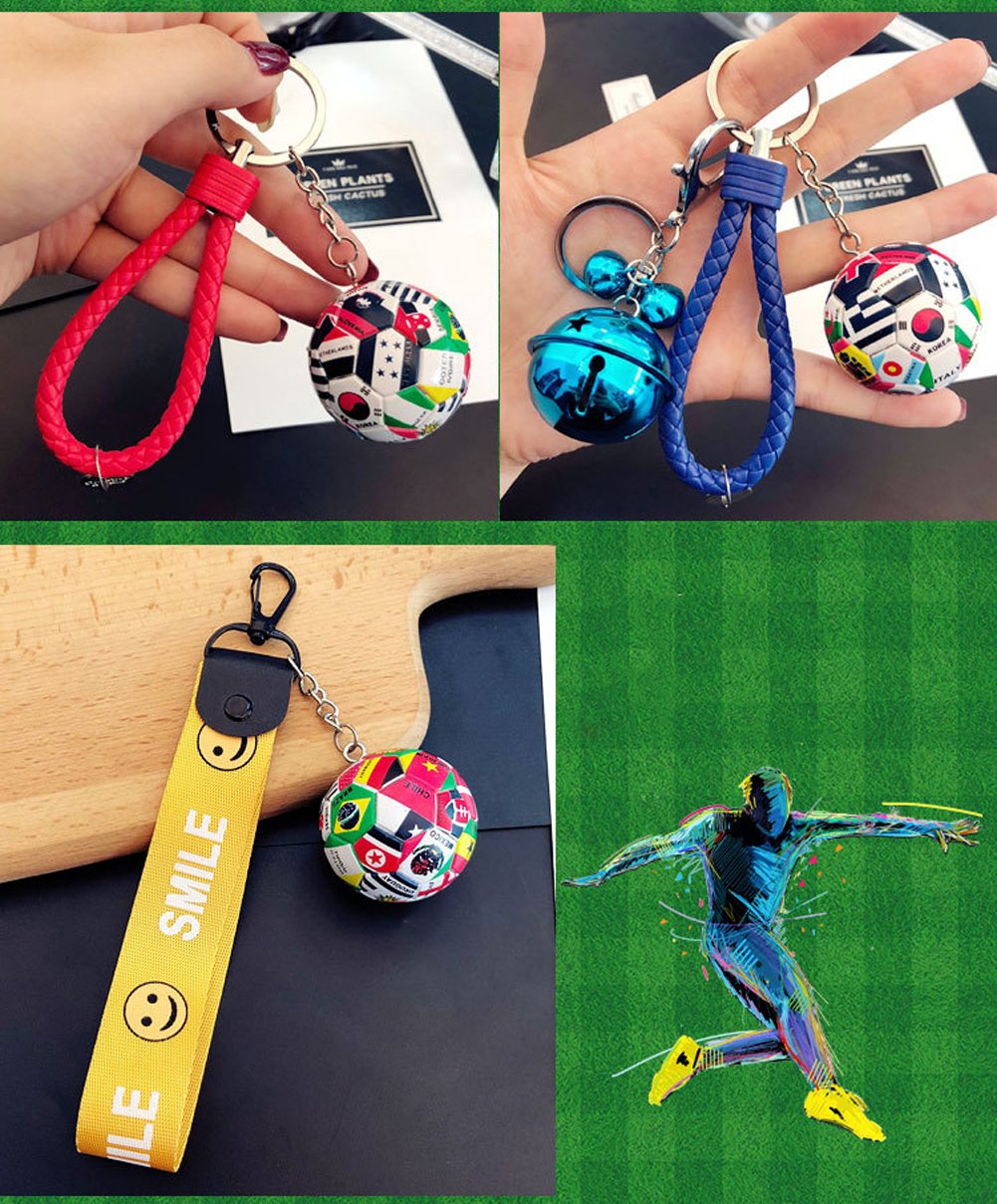 Llavero de bola de deportes Llavero de pelota de fútbol (1), 1 5