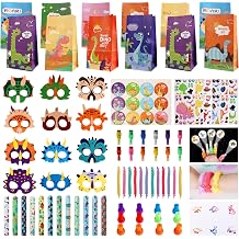 Rotel Dinosaur Party Favors 12 Kids Set,Return Gifts for Dinosaur Birthday Party Supplies,Goodie Bags & Game Prizes for Kids,Dino Themed Parties Decorations Gifts,School Classroom Rewards Toys