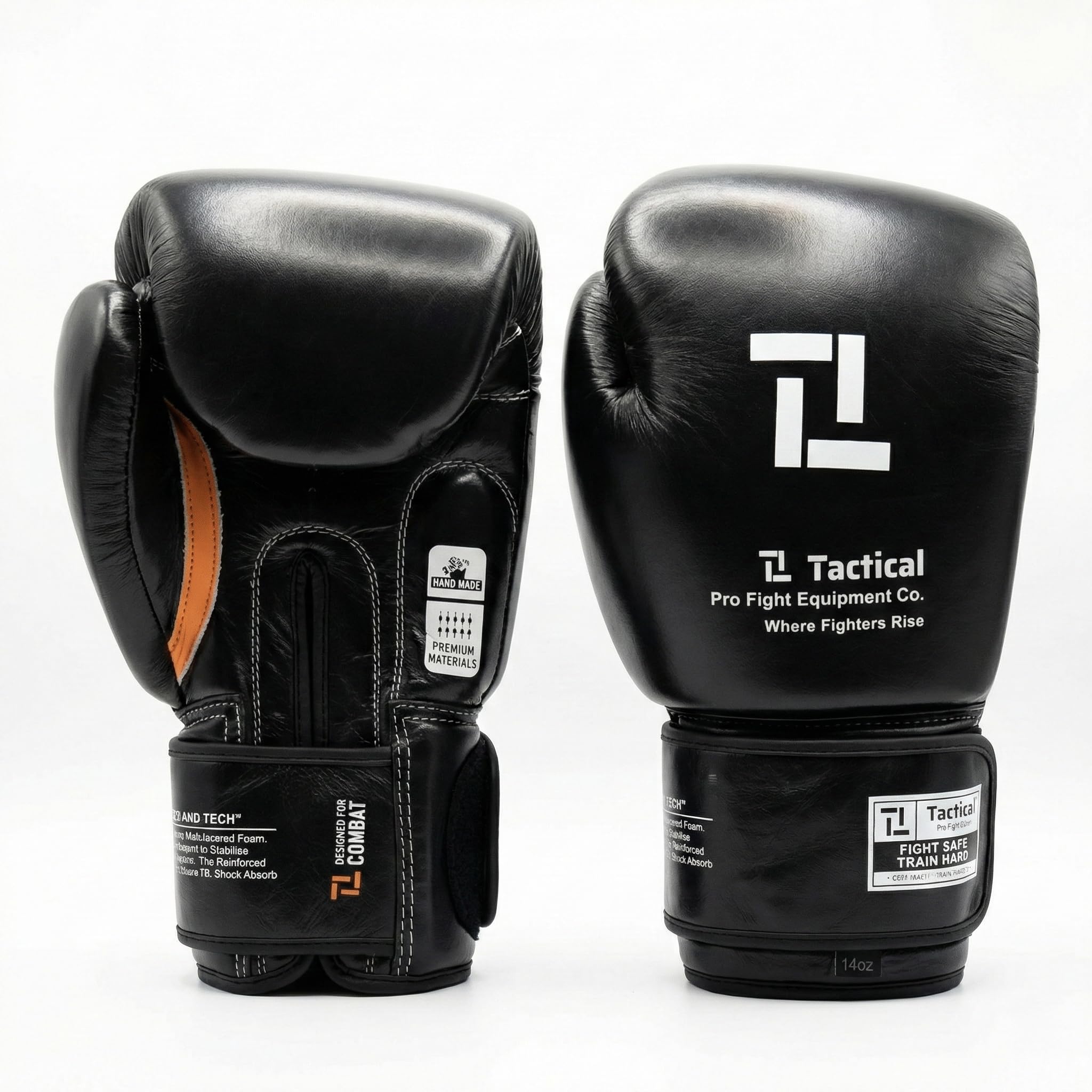 Tactical Fightwear - Vera Pelle - Guanti da kickboxing - Guantoni da boxe - Allenamento e abete rosso