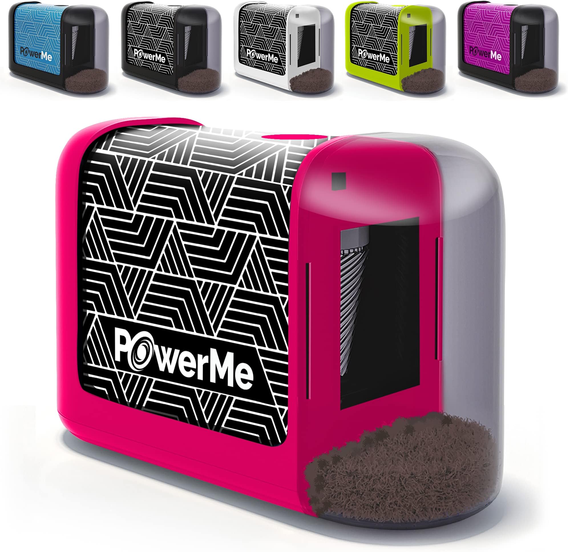 Electric Pencil Sharpener - Pencil Sharpener Battery Powered for Kids, School, Home, Office, Classroom, Artists – Battery Operated Pencil Sharpener For Colored Pencils, Ideal For No. 2 (Pink)