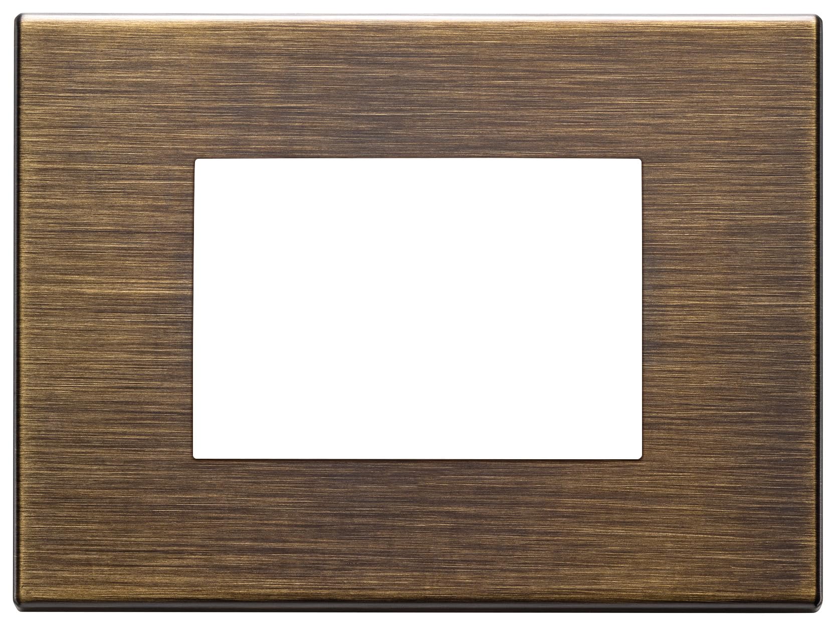 Vimar Placca 3M 3 Moduli Bronzo Antico Spazzolato - 22653.87