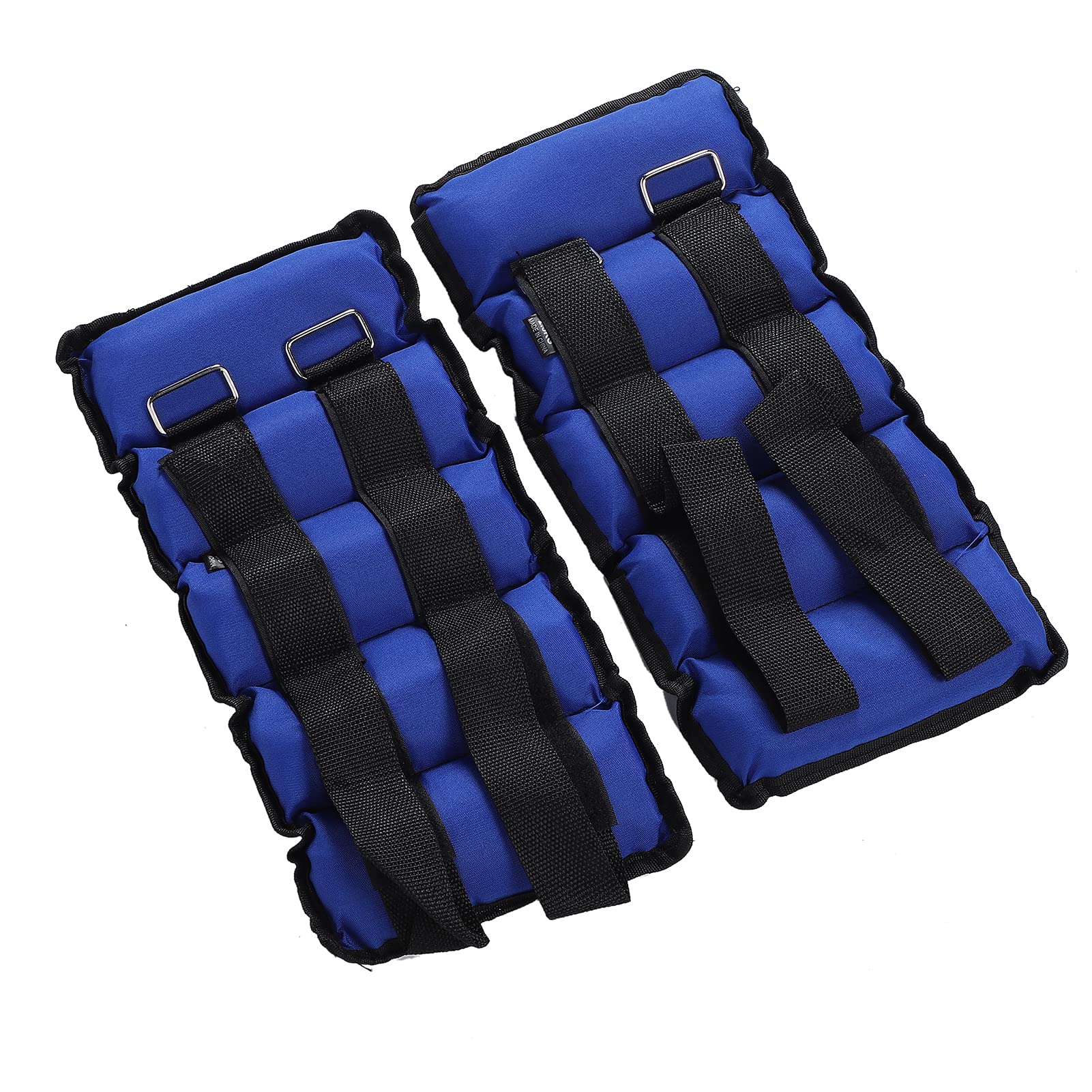 VGEBY Pesas de Tobillo Ajustables, 2 Piezas de Equipo de Gimnasio de 5 Kg para Entrenamiento Físico, con Nailon Resistente y Tela Oxford, Cierres Seguros de Gancho y Bucle para Muñecas