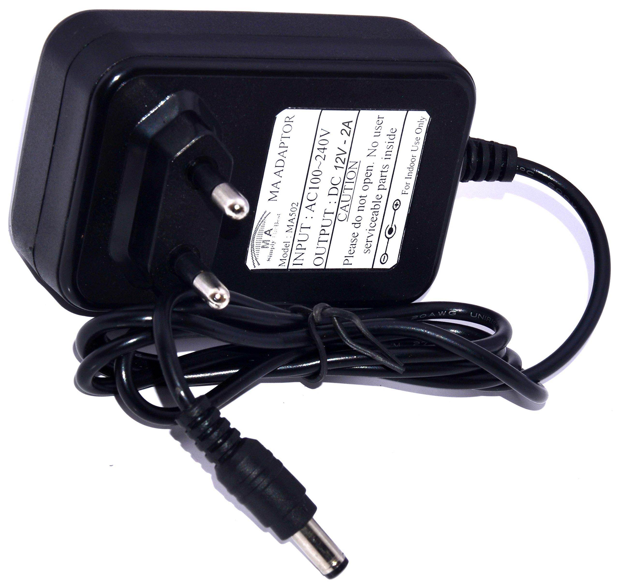 MA DC 12V 2A Power Adaptor for arduino Board,Router, Modem and Other-image-1