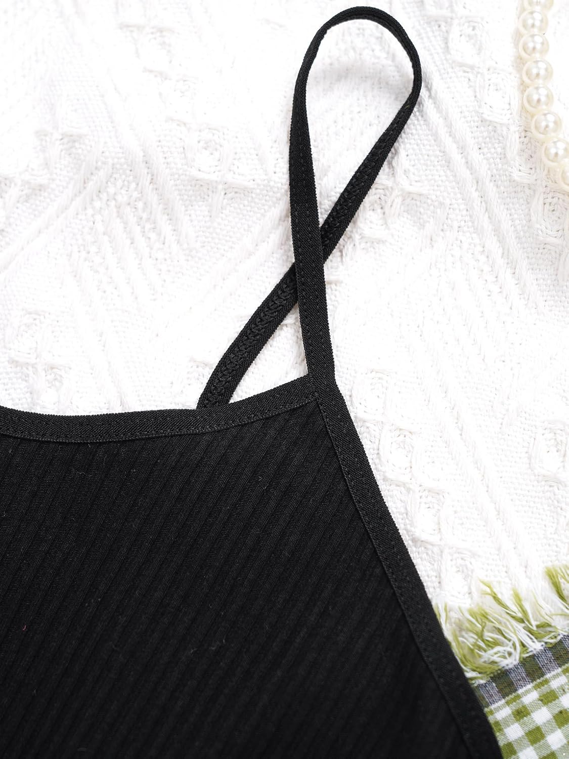 Freebily Kids Girls Cami Tank Crop Top Rib Knit Undershirts Young Girls Sports Training Bras Underwear Vest