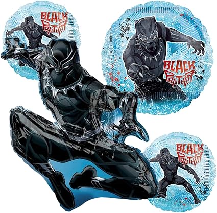 Amazon Com Juego De Globos De Fiesta De Pantera Negra Juego Completo De 4 Decoraciones De Pantera Negra De La Serie De Peliculas Marvel Avengers Amazon Com Juego De Globos De Fiesta De Pantera Negra Juego Completo De 4 Decoraciones De Pantera Negra De La Serie De Peliculas Marvel Avengers