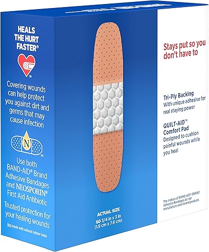 Vista 18 de Apósitos adhesivos Band-Aid en tiras transparentes, hfs-koi-zk-a2016, Todo un tamaño, Sheer, 1, 1