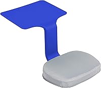 Vista 13 de ECR4Kids The Surf - Escritorio portátil con cojín, asiento flexible, color negro