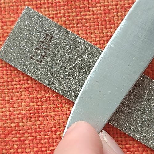 Miniatura 5 de Juego de 8 piezas de piedra para afilar diamantes, afilador de placa de lapeado de diamante gruesomediofino, grano 120240400600800100012001500 grano