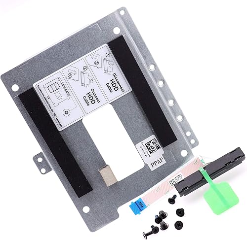 Miniatura 4 de Cable de disco duro SATA J86N0 0J86N0 con soporte de disco duro de 2.5 pulgadas MM1KT 0MM1KT Reemplazo para Dell G5 15 5590 G7 17 7790 7590
