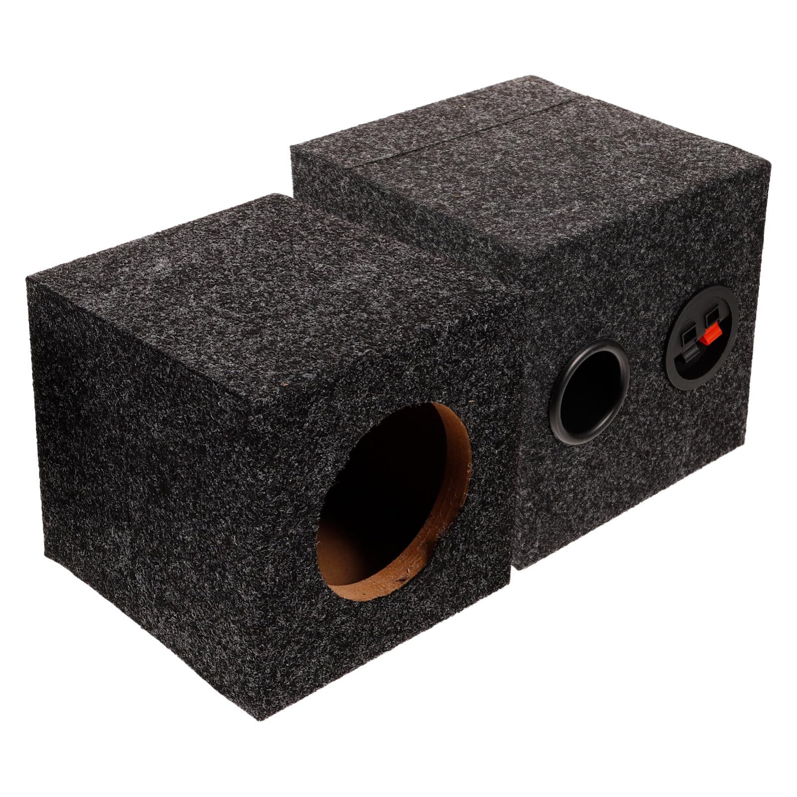 OSALADI Single Car Speaker Enclosure DIY Accessory for Under Seat Subwoofer Refitting Supply