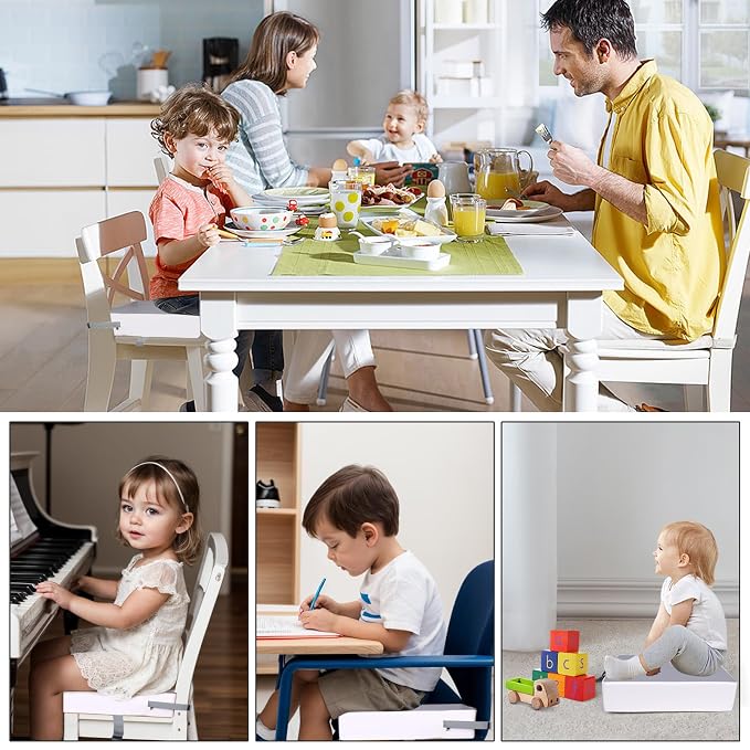 Asiento elevador infantil para mesa con correas ajustables miniatura 6