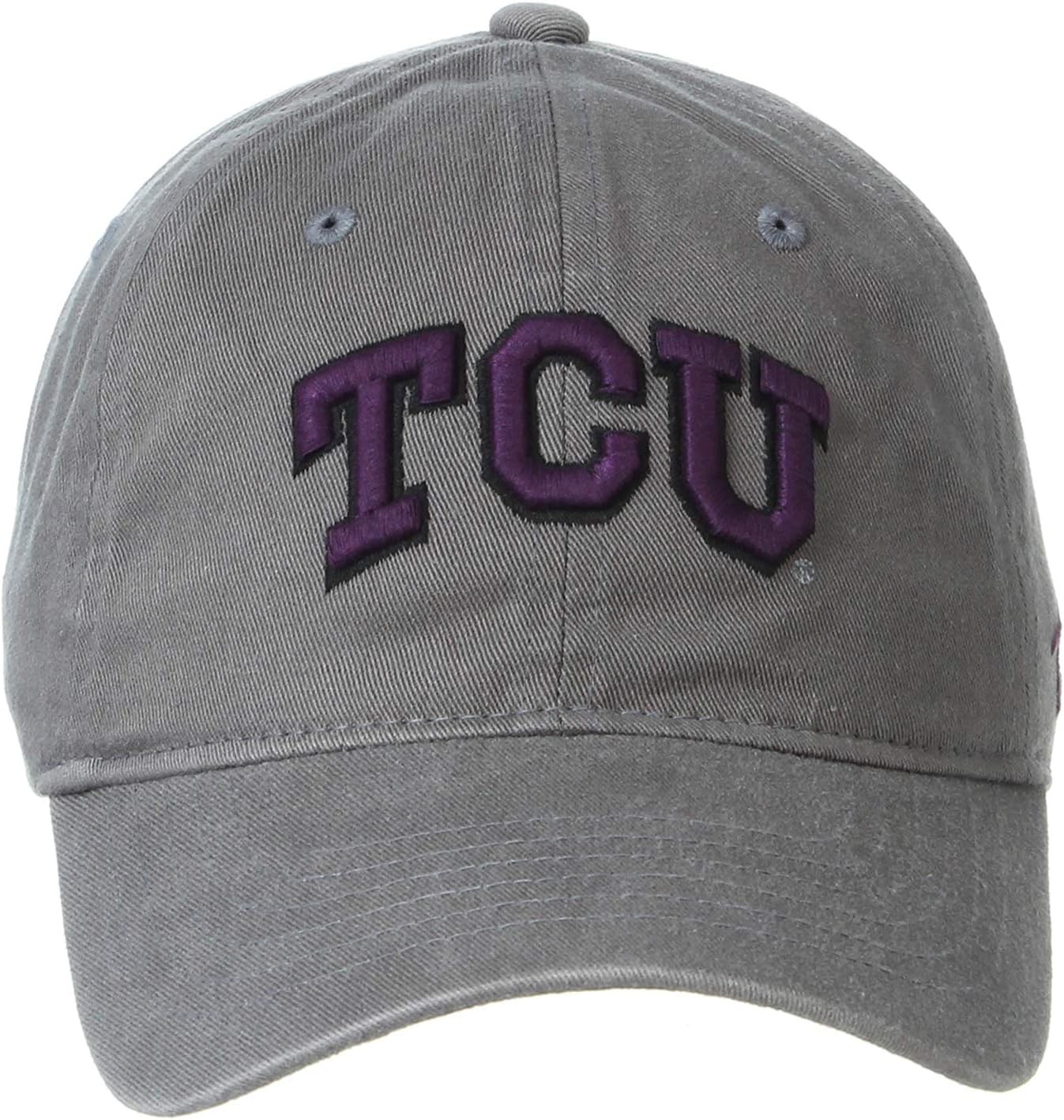 NCAA TCU Horned Frogs Mens Adjustable Scholarship Hat Charcoal, Tcu Horned Frogs Charcoal, Adjustable, One size - Image 3