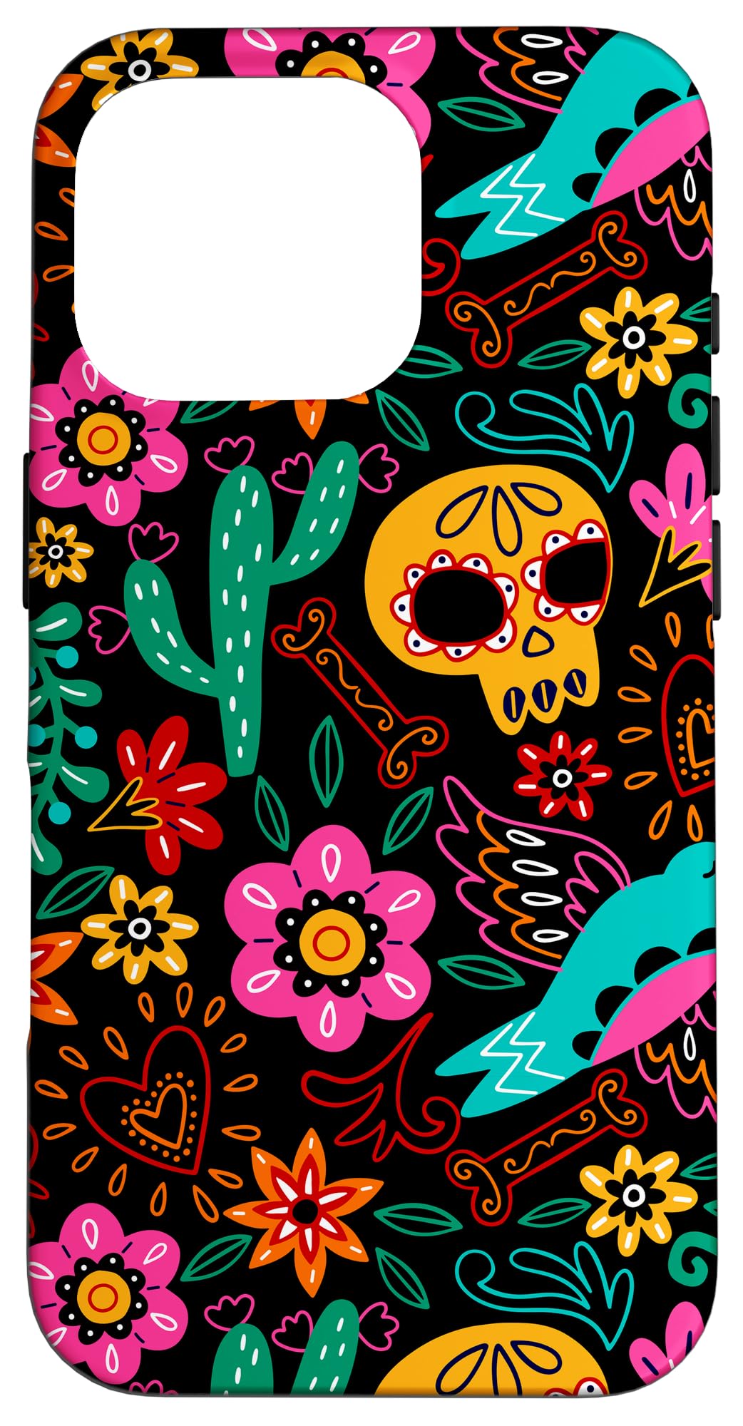 Sugar Skull Calavera Día de los Muertos Design for Mexicans Case for iPhone 16 Pro