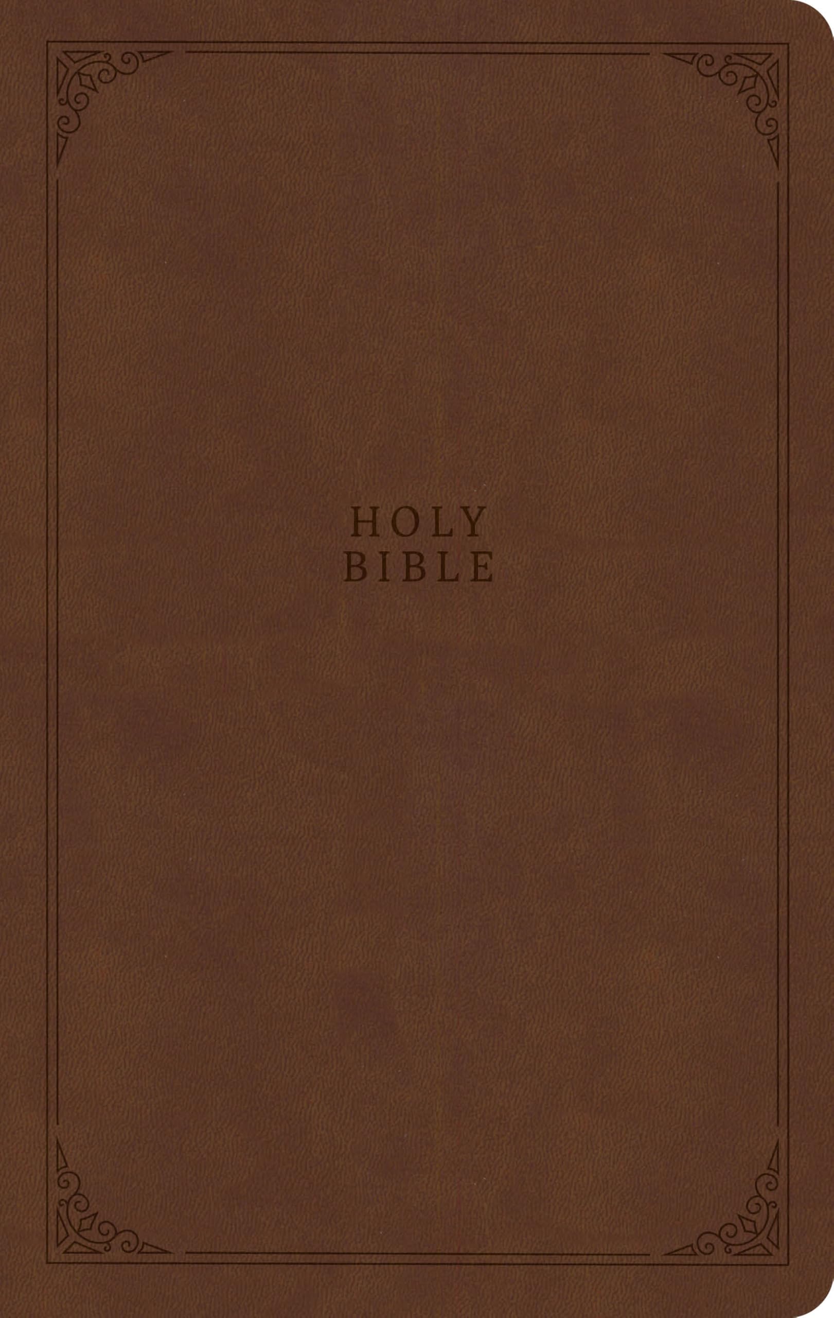 KJV Premium Gift Bible, Brown LeatherTouch