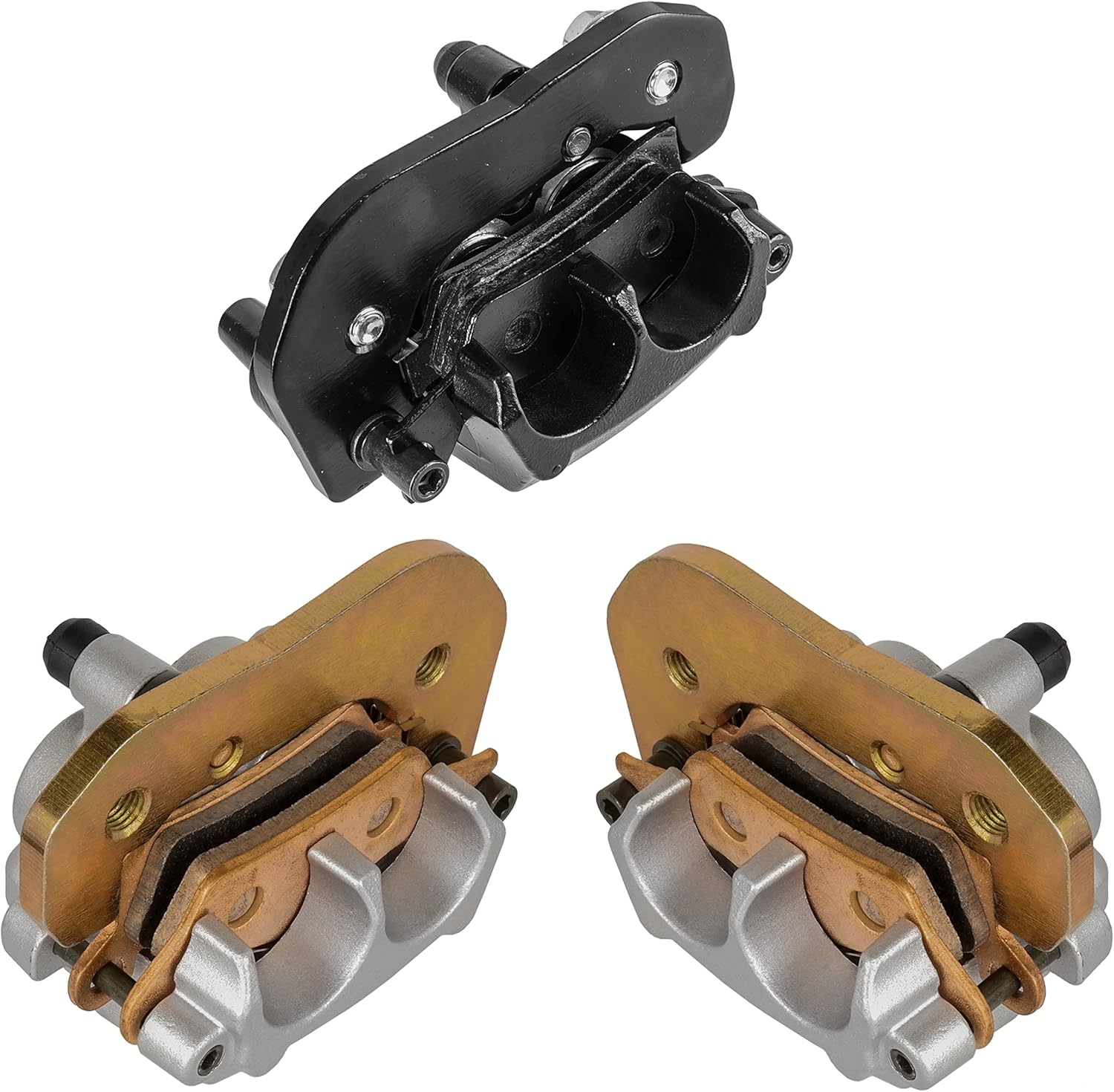 Caltric Front Right/Left and Rear Brake Calipers Compatible