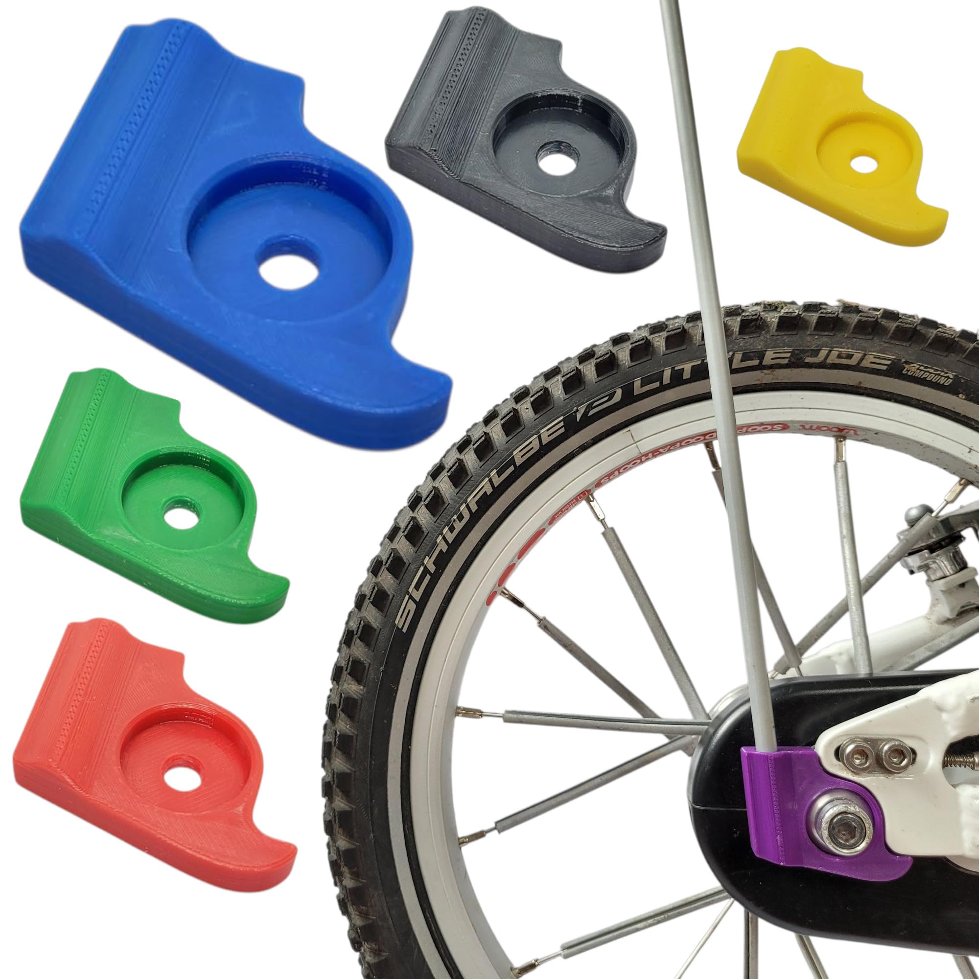 Generisch Wimpel-/Fahnenadapter für Woom 2 / Woom 3 Kinderfahrrad (Blau) Sport & Freizeit