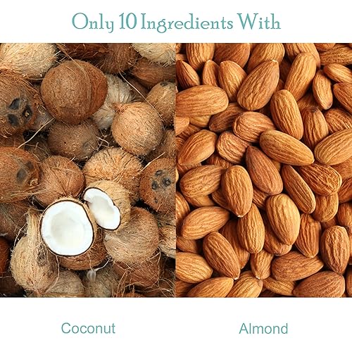 Miniatura 8 de Missy J's Barras orgánicas de coco y almendra, paquete de 2, algarroba hecha con azúcar de coco, veganas y sin gluten, sustituto saludable sin