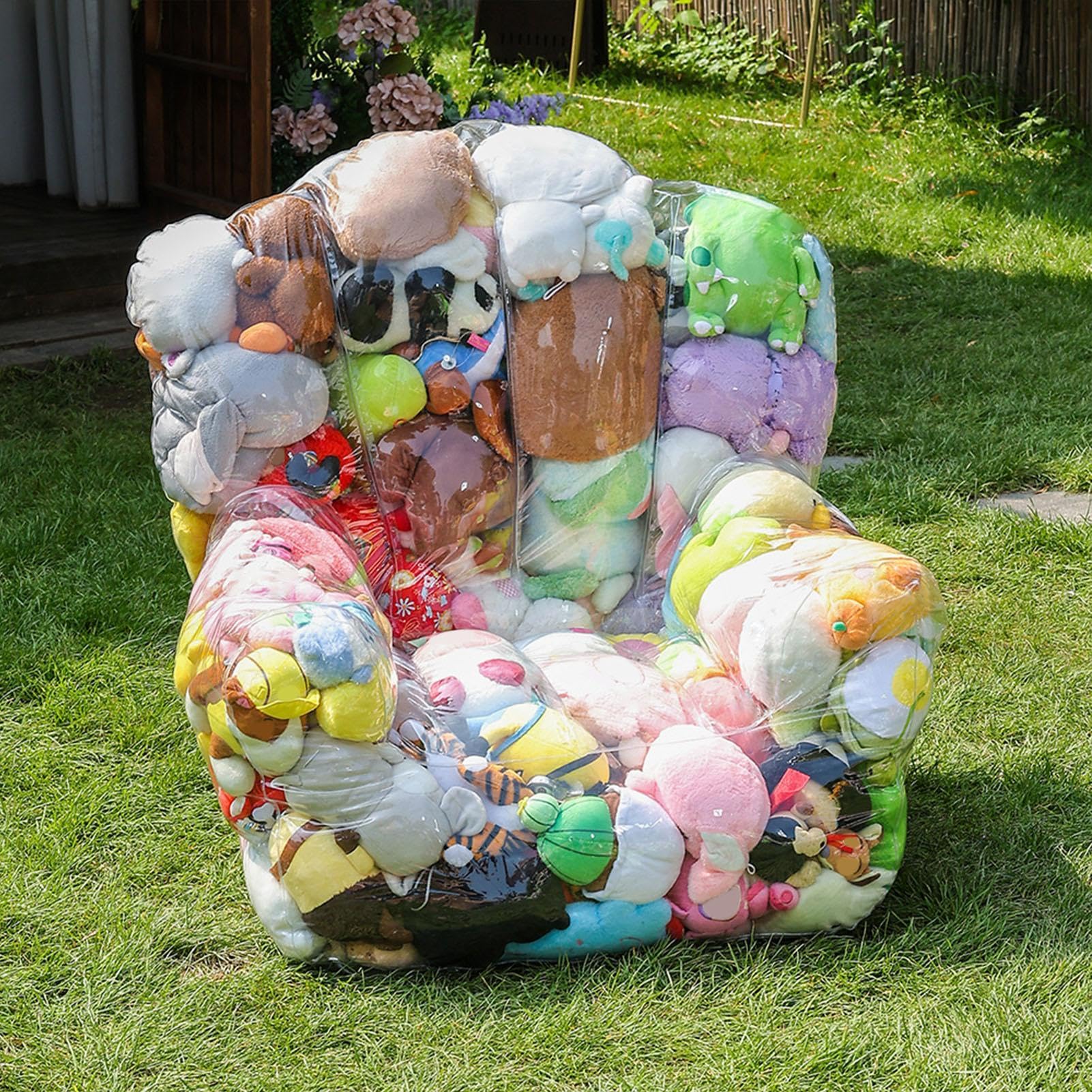 Przezroczyste Krzesło Do Przechowywania Pluszaków Organizer Na Pluszowe | Sofa Organizer Na Pluszowe Lalki Dla Dzieci Nastolatków Dorosłych Rodziców Do Domu Mieszkania Żłobka Salonu