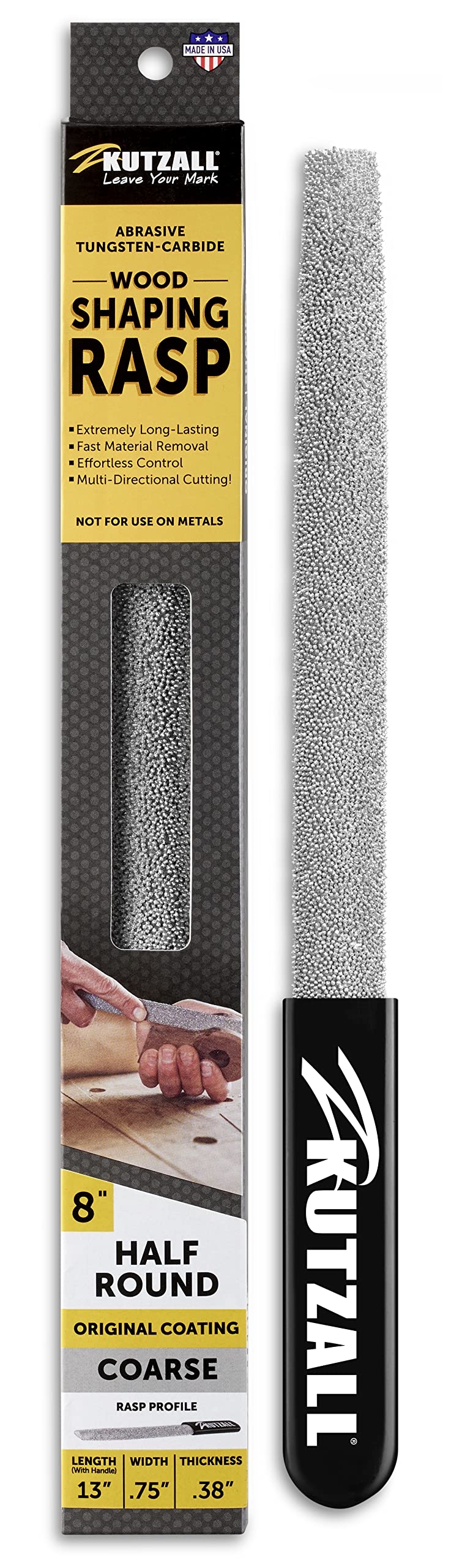 Kutzall 8" Warding Hand Rasp - Fine Grit -18 Kutzall 8" Warding Hand Rasp - Fine Grit -18