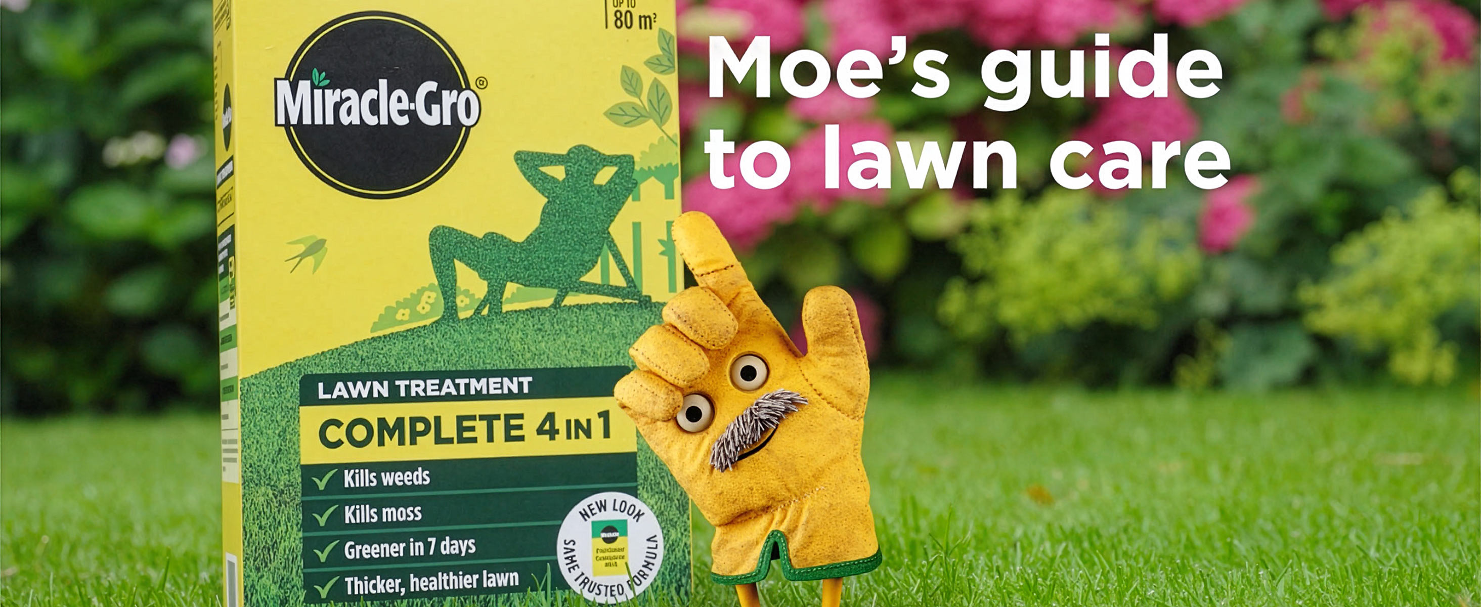 Miracle-Gro EverGreen Complete 4-in-1, Lawn Food, Weed & Moss