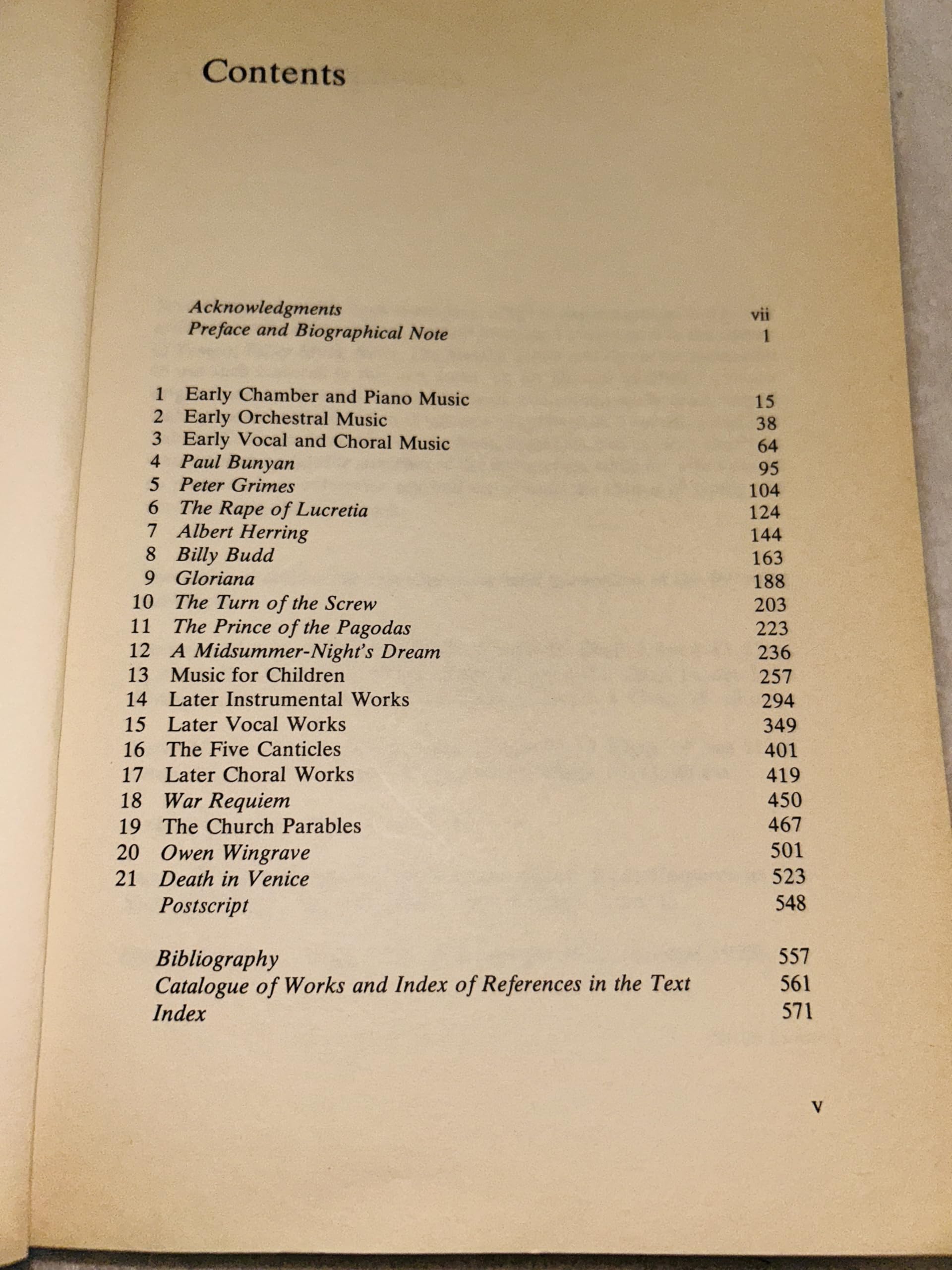 The Music of Benjamin Britten