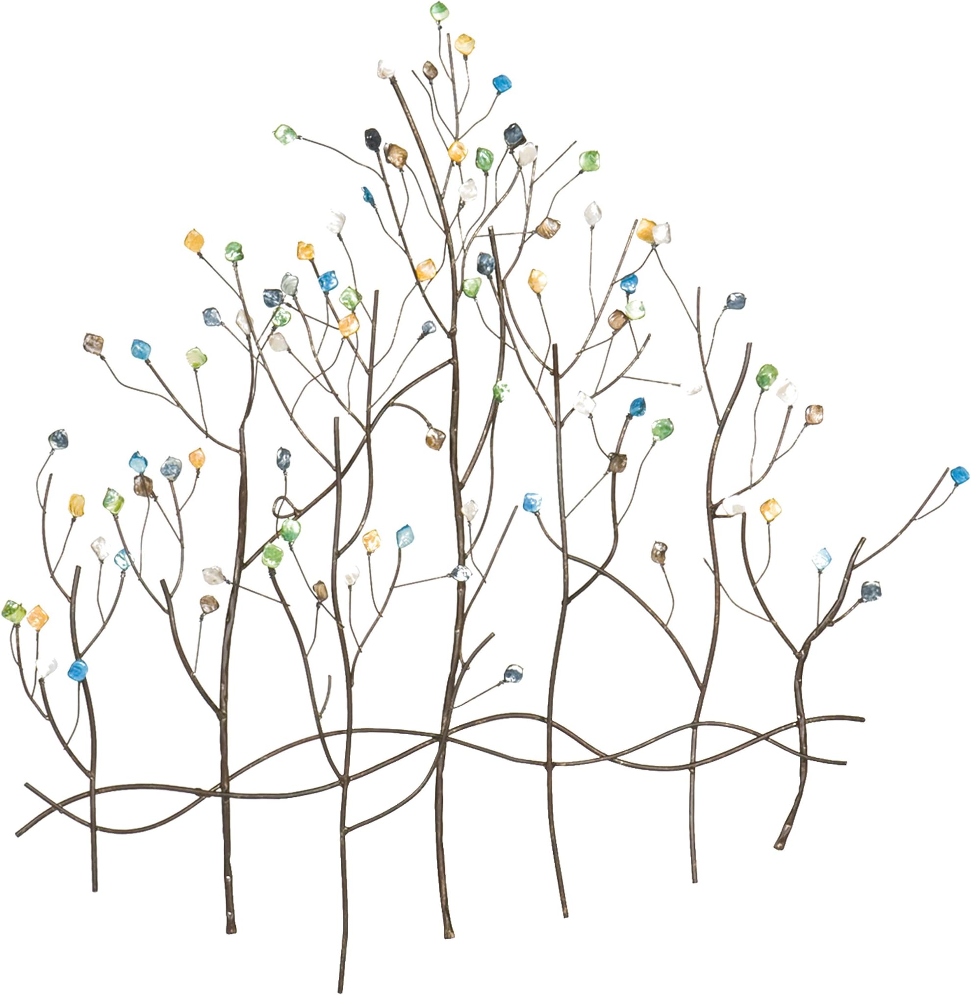 Home Decorators Collection Gemstone Forest Wall Sculpture, 32.5" Hx32 W, Bronze